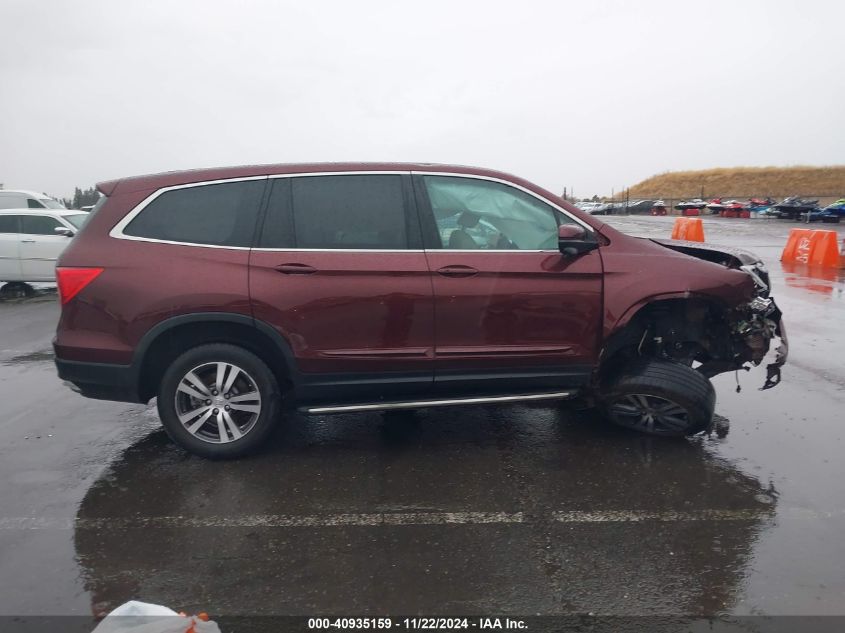 2018 Honda Pilot Ex-L VIN: 5FNYF6H58JB047851 Lot: 40935159