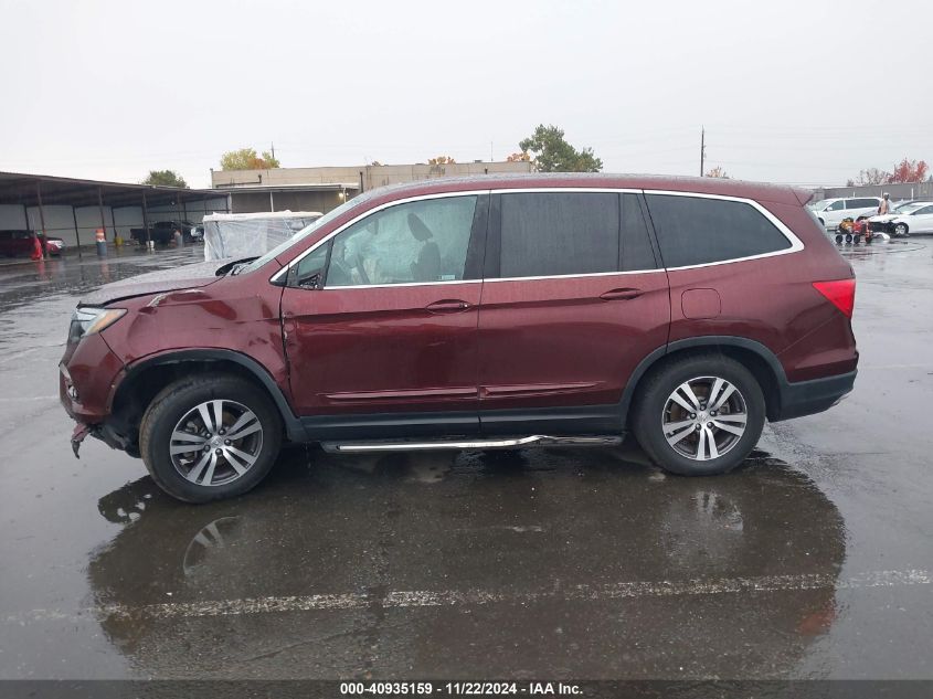 2018 Honda Pilot Ex-L VIN: 5FNYF6H58JB047851 Lot: 40935159