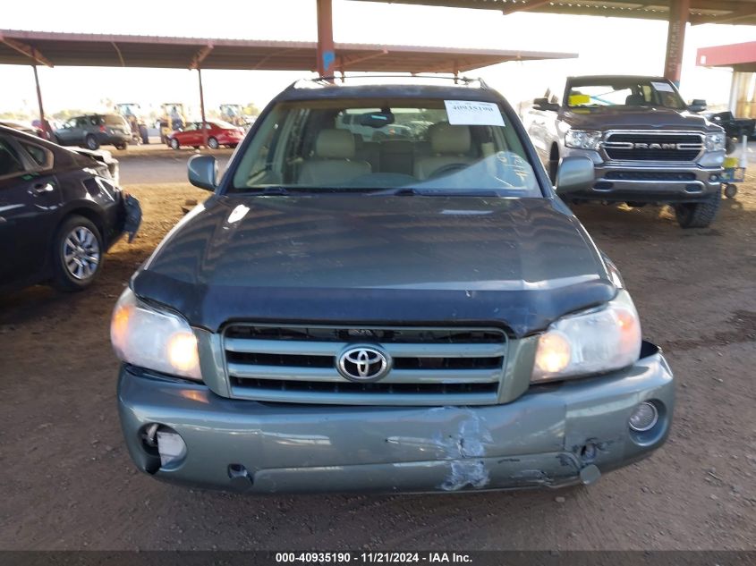 2004 Toyota Highlander Limited V6 VIN: JTEEP21A040020268 Lot: 40935190