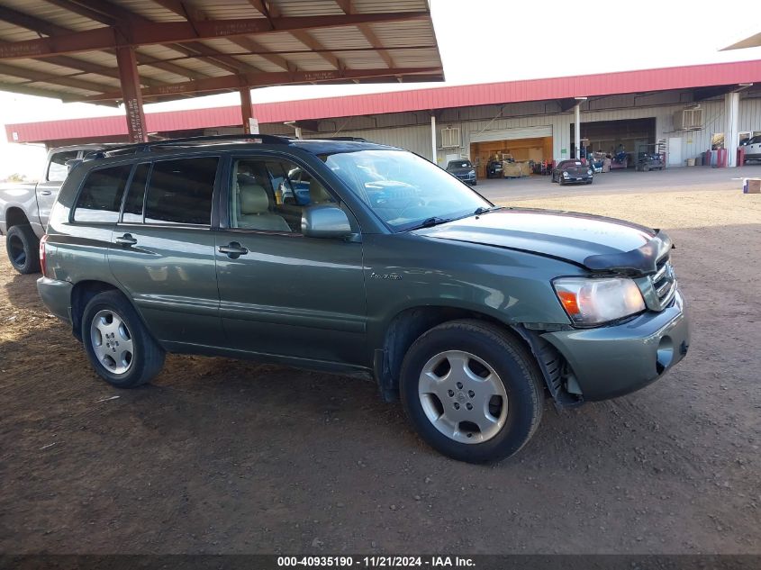 2004 Toyota Highlander Limited V6 VIN: JTEEP21A040020268 Lot: 40935190