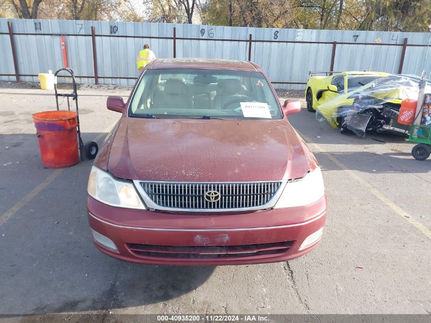 2001 Toyota Avalon Xls VIN: 4T1BF28B91U158741 Lot: 40935200