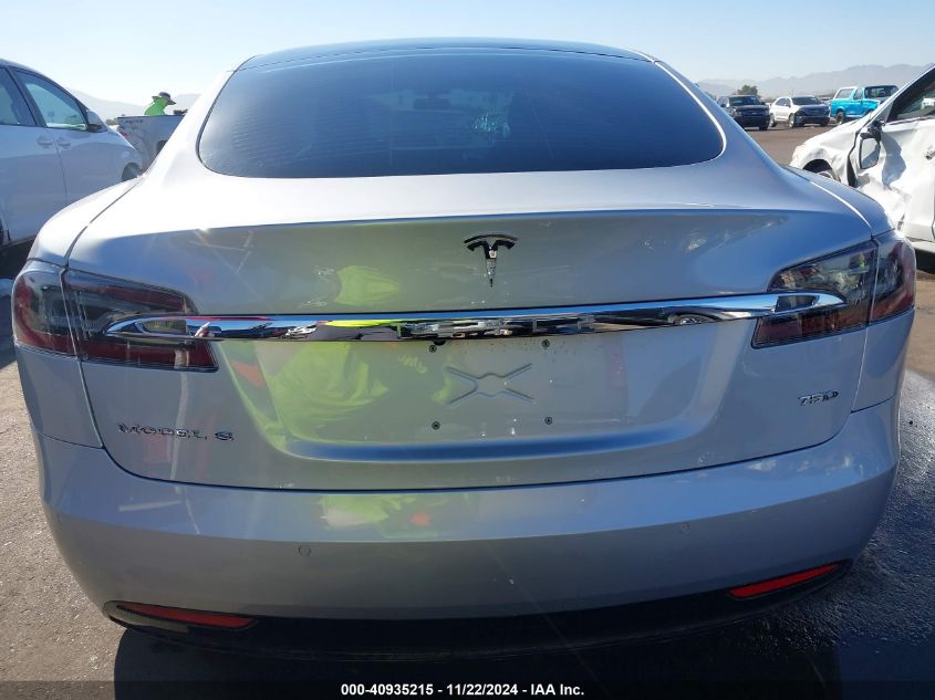 2018 Tesla Model S 100D/75D/P100D VIN: 5YJSA1E2XJF287761 Lot: 40935215