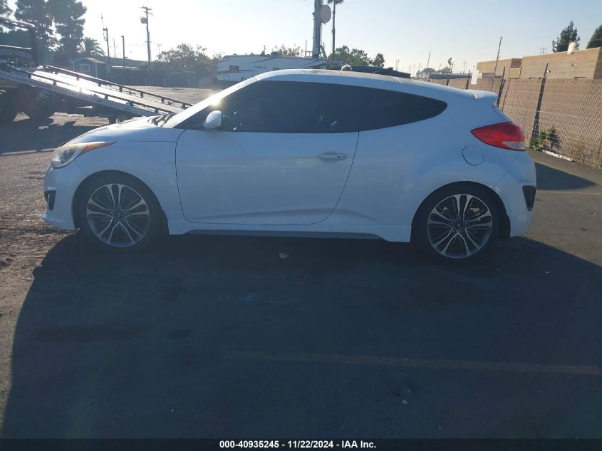 2016 Hyundai Veloster Turbo VIN: KMHTC6AE7GU293184 Lot: 40935245