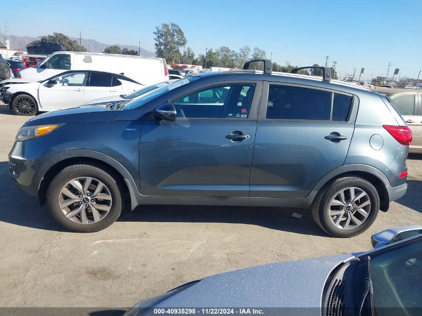 2014 Kia Sportage Lx VIN: KNDPBCAC1E7578948 Lot: 40935298