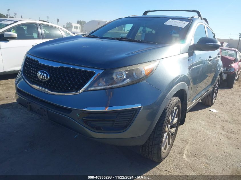 VIN KNDPBCAC1E7578948 2014 KIA Sportage, LX no.2