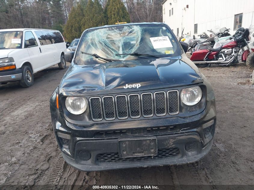 2019 Jeep Renegade Sport 4X4 VIN: ZACNJBAB6KPK21255 Lot: 40935302