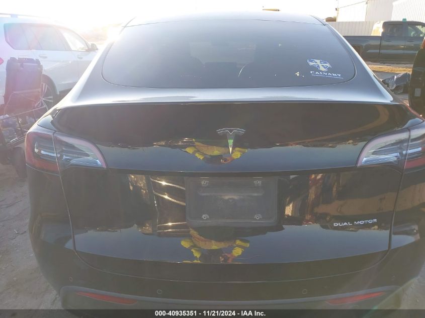 2022 Tesla Model Y Long Range Dual Motor All-Wheel Drive VIN: 7SAYGDEE7NF363014 Lot: 40935351