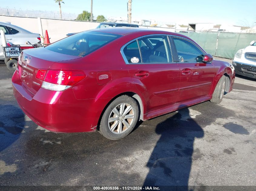 2012 Subaru Legacy 2.5I Premium VIN: 4S3BMCG67C3026428 Lot: 40935356