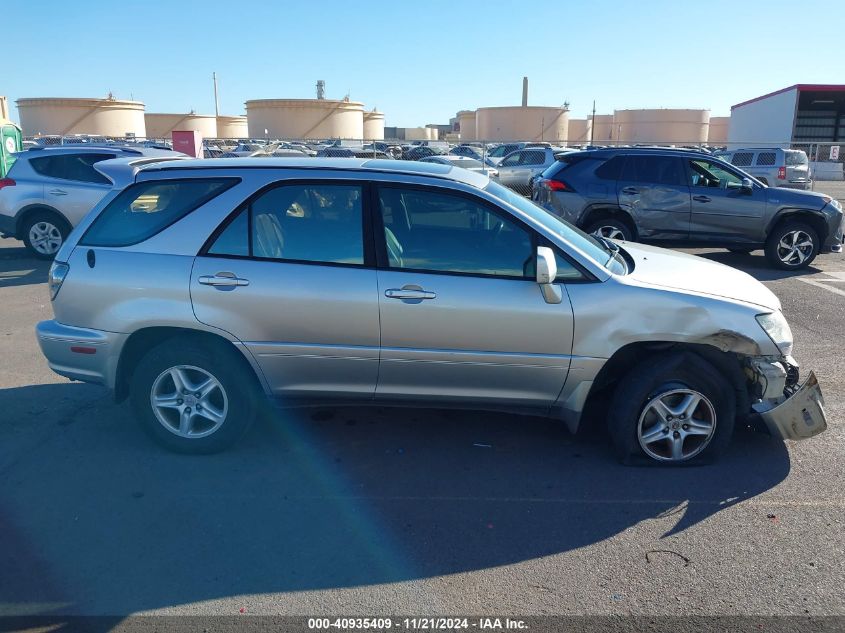 2001 Lexus Rx 300 VIN: JTJGF10U110104291 Lot: 40935409