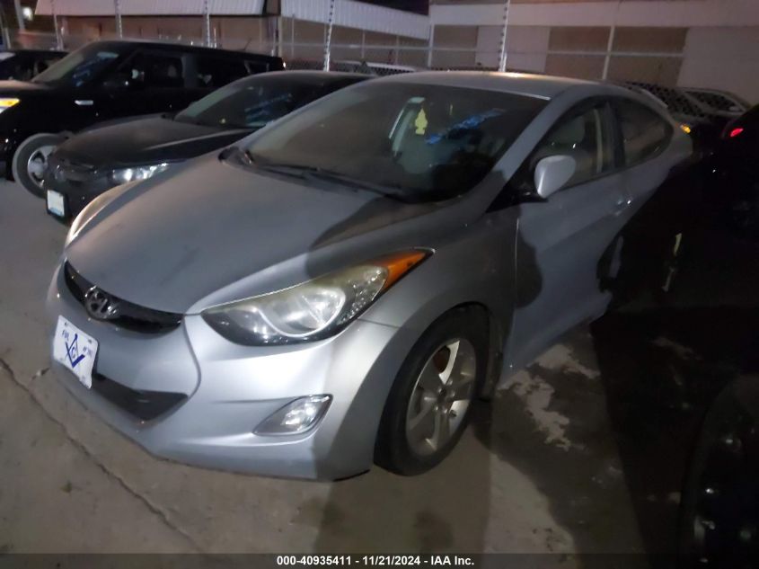 2013 Hyundai Elantra Gls VIN: 5NPDH4AE1DH393589 Lot: 40935411