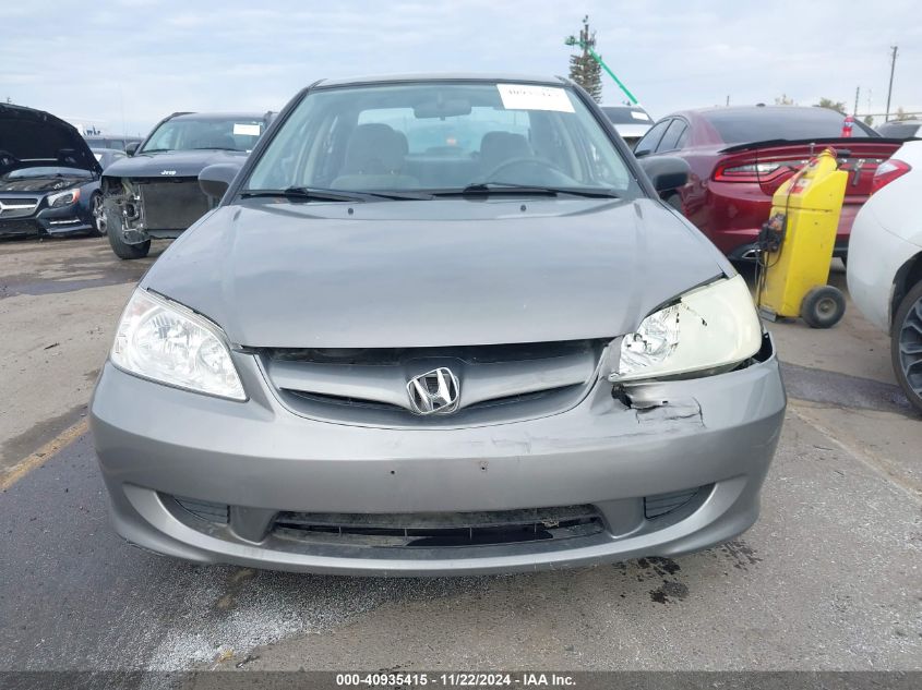 2004 Honda Civic Lx VIN: 1HGES16574L016176 Lot: 40935415