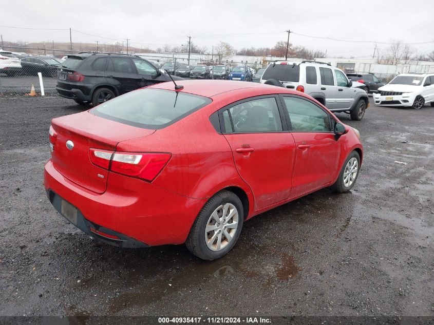 2014 Kia Rio Lx VIN: KNADM4A32E6324266 Lot: 40935417