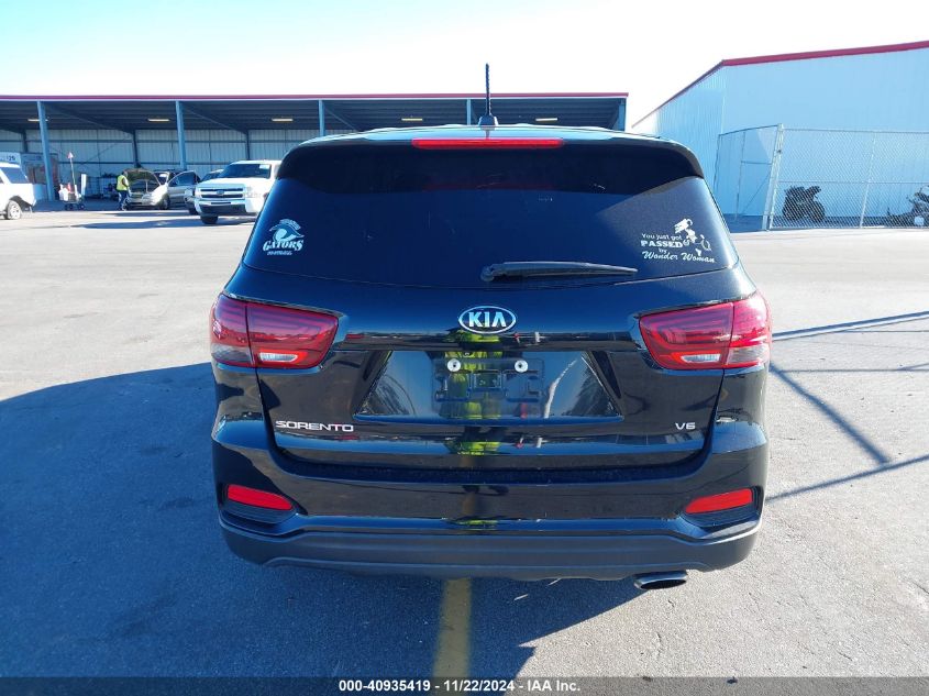 2019 KIA SORENTO 3.3L LX - 5XYPG4A50KG561033