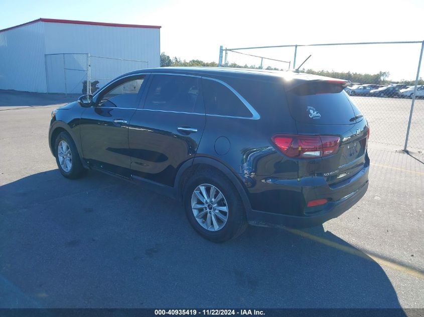 2019 KIA SORENTO 3.3L LX - 5XYPG4A50KG561033