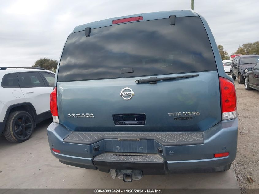 2010 Nissan Armada Titanium VIN: 5N1BA0ND2AN601914 Lot: 40935424