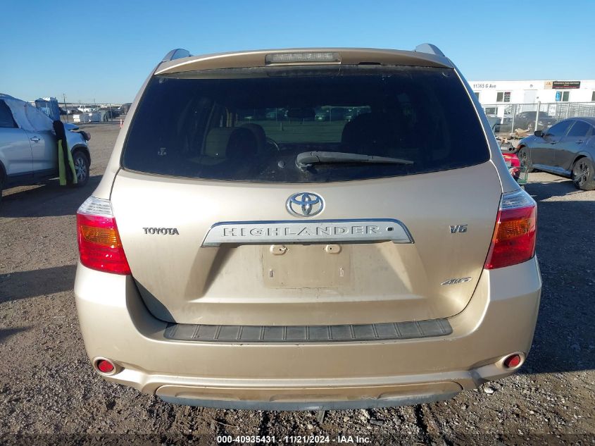 2008 Toyota Highlander Limited VIN: JTEES42A382014838 Lot: 40935431