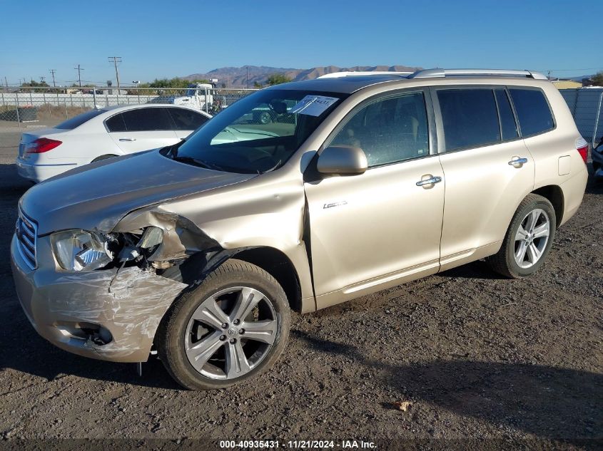 2008 Toyota Highlander Limited VIN: JTEES42A382014838 Lot: 40935431