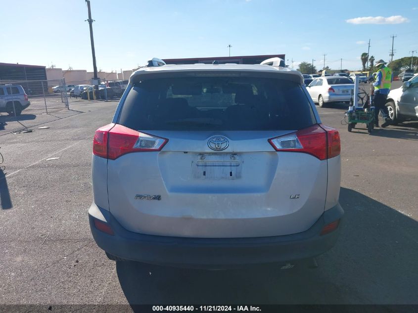 2015 Toyota Rav4 Le VIN: JTMZFREV9FJ037260 Lot: 40935440