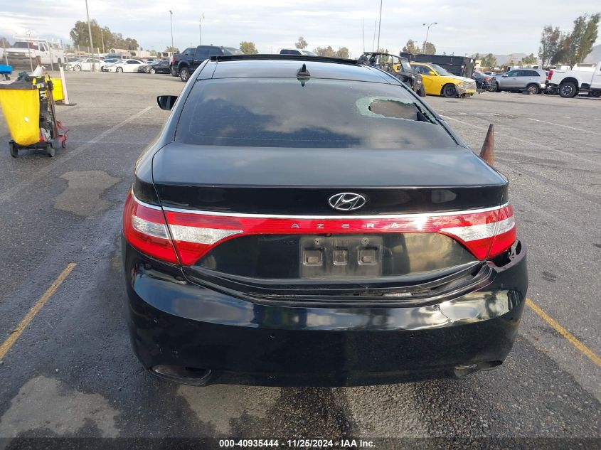 2013 Hyundai Azera VIN: KMHFH4JG1DA206820 Lot: 40935444