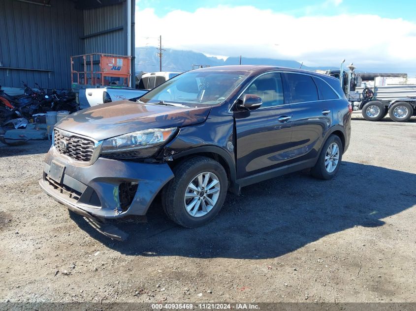 2019 Kia Sorento 2.4L Lx VIN: 5XYPG4A39KG556332 Lot: 40935469