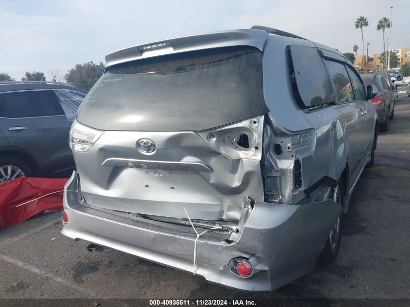 2017 TOYOTA SIENNA SE 8 PASSENGER - 5TDXZ3DC9HS850518