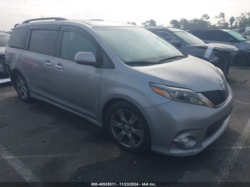 2017 Toyota Sienna Se 8 Passenger VIN: 5TDXZ3DC9HS850518 Lot: 40935511