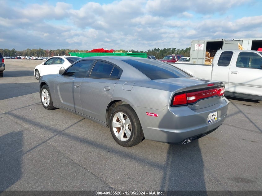 Vin: 2c3cdxbg1eh368456, lot: 41425281, dodge charger se 20143
