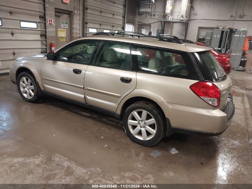 2008 Subaru Outback 2.5I/2.5I L.l. Bean Edition VIN: 4S4BP61C087323706 Lot: 40935548