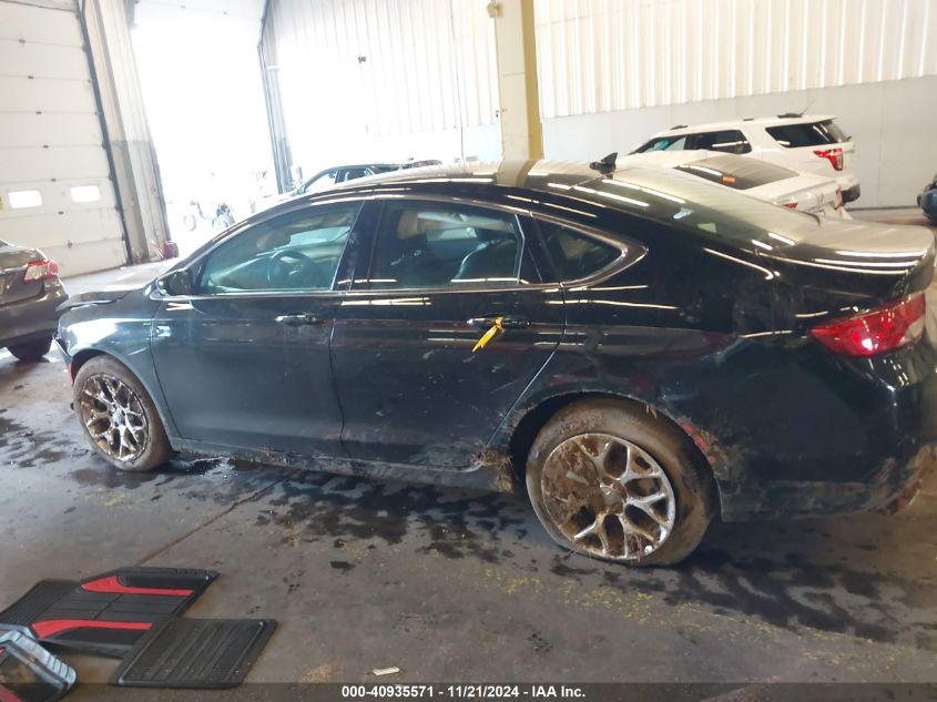 2015 Chrysler 200 C VIN: 1C3CCCEG5FN586223 Lot: 40935571