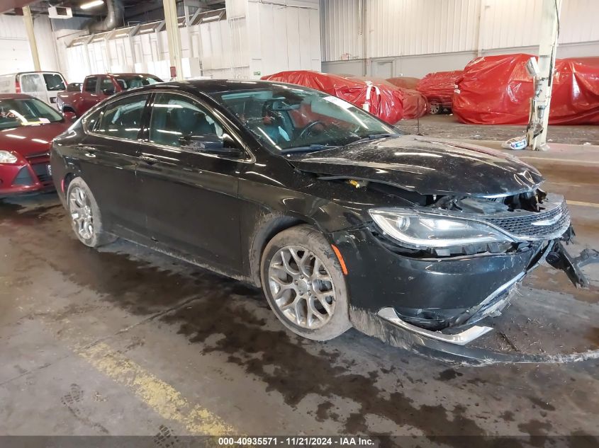 2015 Chrysler 200 C VIN: 1C3CCCEG5FN586223 Lot: 40935571