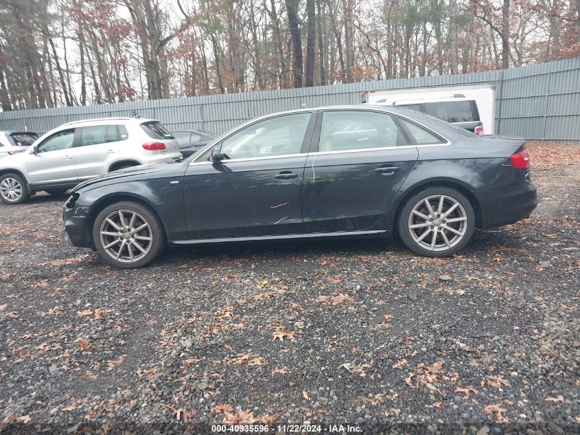 2014 Audi A4 2.0T Premium VIN: WAUFFAFL7EN032225 Lot: 40935596