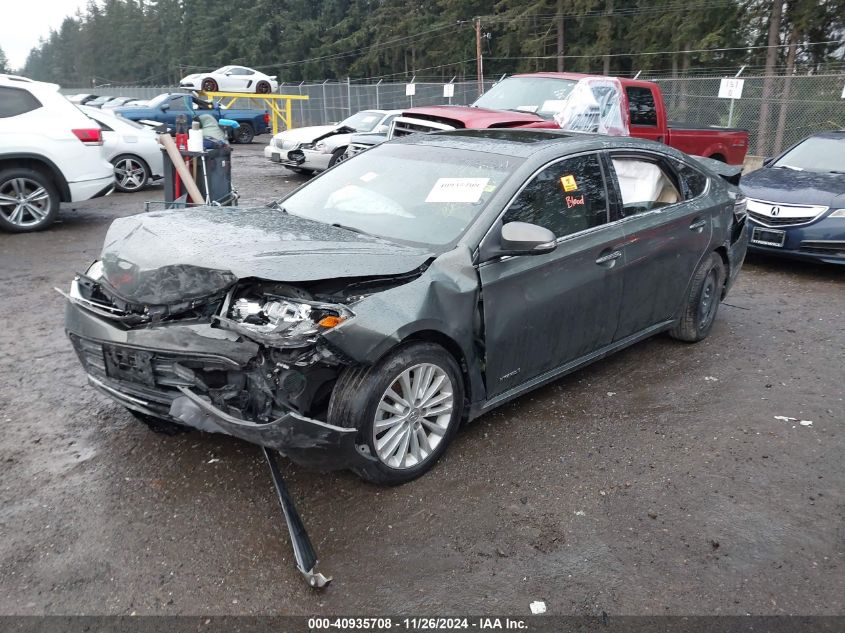 VIN 4T1BD1EB3DU005801 2013 Toyota Avalon, Hybrid Li... no.2