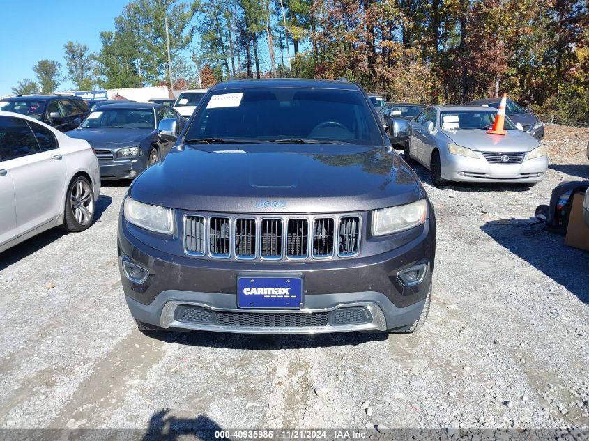 2016 Jeep Grand Cherokee Limited VIN: 1C4RJFBGXGC392429 Lot: 40935985