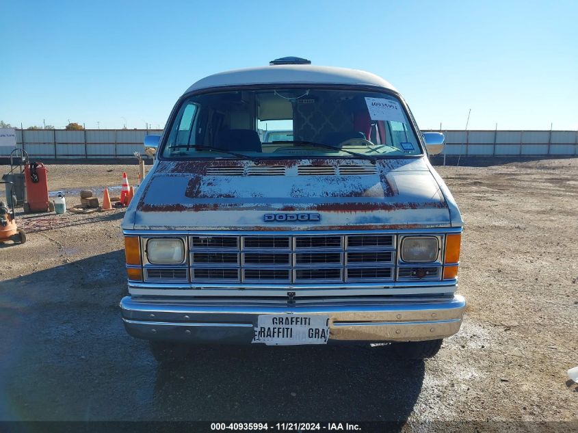 1987 Dodge Ram Van B350 VIN: 2B6KB3314HK226131 Lot: 40935994