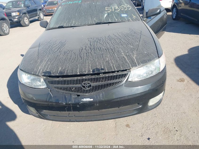 2001 Toyota Camry Solara Sle V6 VIN: 2T1CF28P31C513033 Lot: 40936008