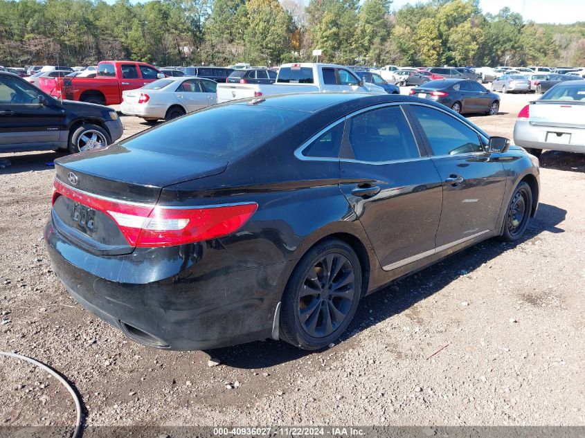 2012 Hyundai Azera VIN: KMHFG4JG4CA160109 Lot: 40936027