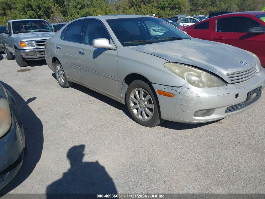 2004 Lexus Es 330 VIN: JTHBA30G245034257 Lot: 40936031