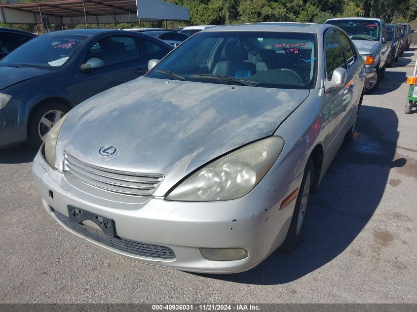 2004 Lexus Es 330 VIN: JTHBA30G245034257 Lot: 40936031