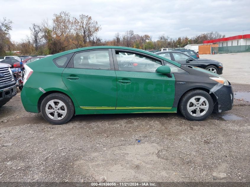 2011 Toyota Prius Three VIN: JTDKN3DU3B1432653 Lot: 40936055