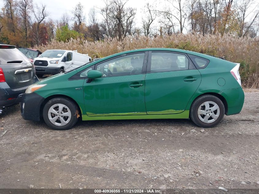 2011 Toyota Prius Three VIN: JTDKN3DU3B1432653 Lot: 40936055