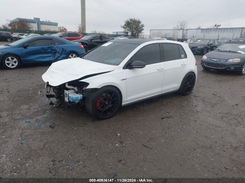 VIN 3VW5T7AU7KM029807 2019 Volkswagen Golf Gti, 2.0... no.2