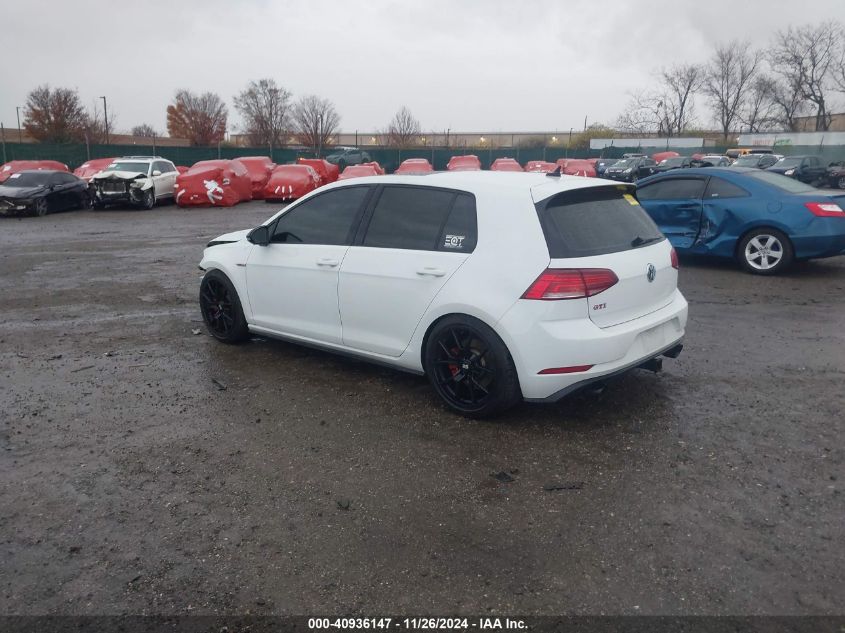 VIN 3VW5T7AU7KM029807 2019 Volkswagen Golf Gti, 2.0... no.3