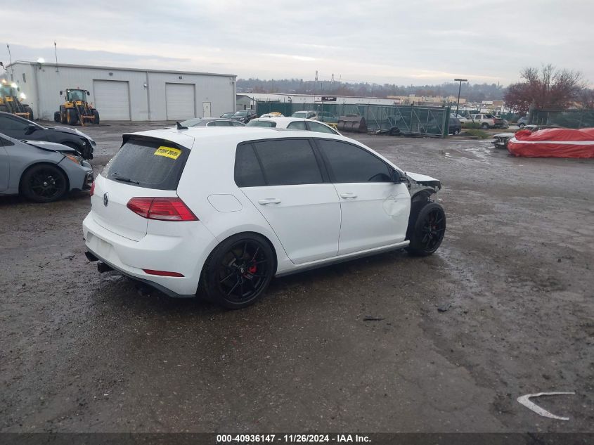 VIN 3VW5T7AU7KM029807 2019 Volkswagen Golf Gti, 2.0... no.4