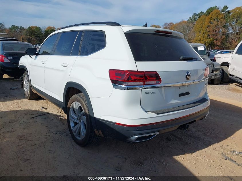 VIN 1V2HR2CA2MC516274 2021 VOLKSWAGEN ATLAS no.3