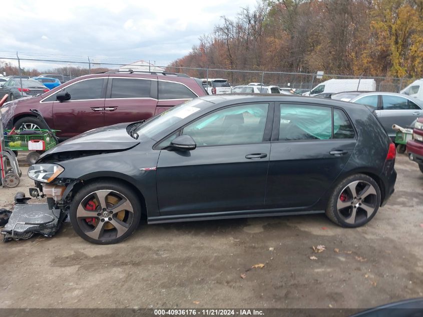 2016 Volkswagen Golf Gti Se W/Performance Package 4-Door VIN: 3VW547AU4GM053504 Lot: 40936176