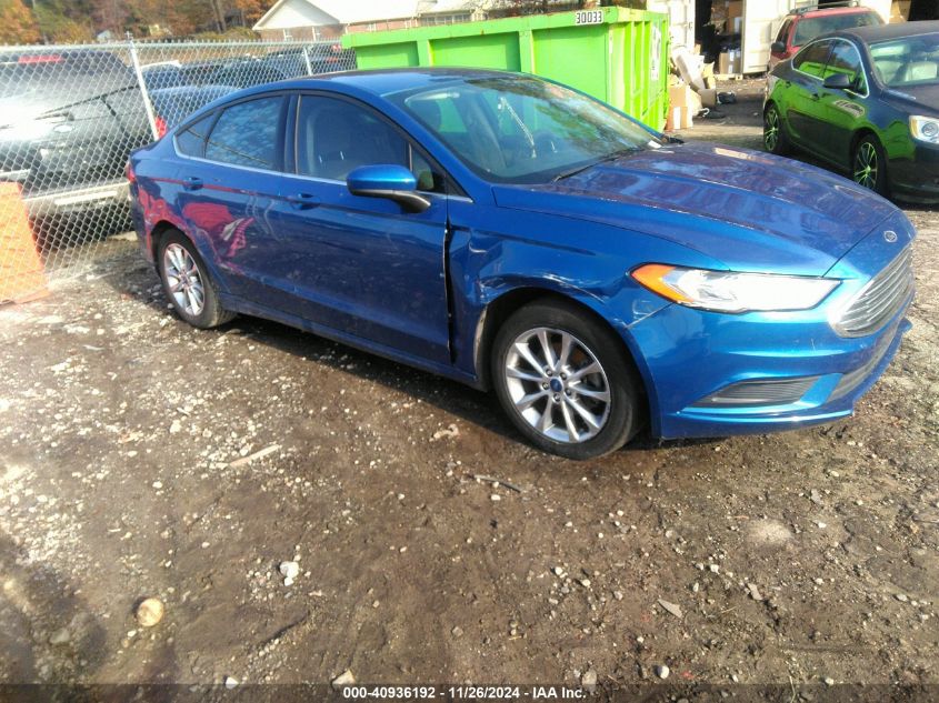 VIN 3FA6P0H79HR230953 2017 FORD FUSION no.1