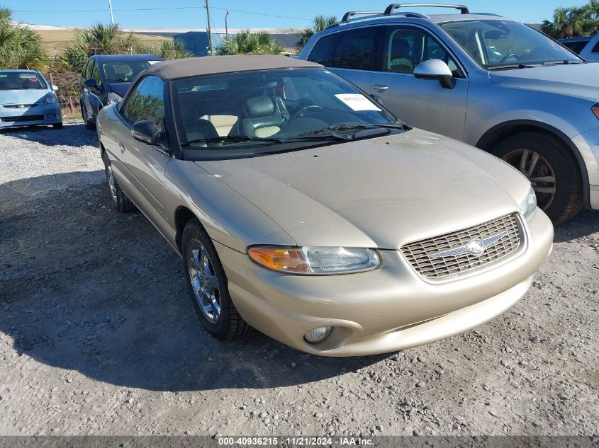 1999 Chrysler Sebring Jxi VIN: 3C3EL55H4XT551610 Lot: 40936215