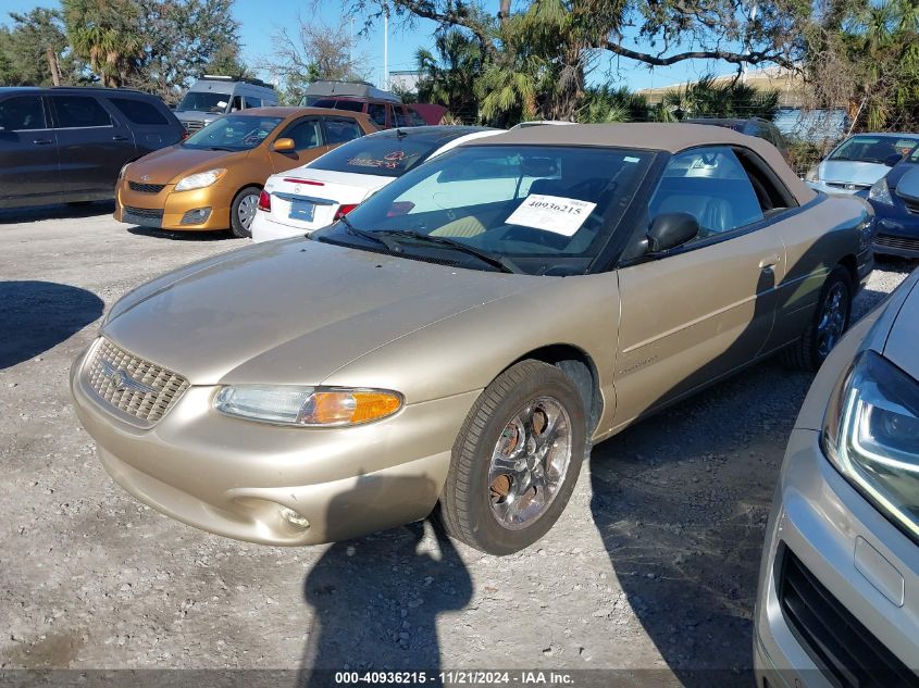 1999 Chrysler Sebring Jxi VIN: 3C3EL55H4XT551610 Lot: 40936215