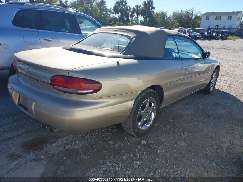 1999 Chrysler Sebring Jxi VIN: 3C3EL55H4XT551610 Lot: 40936215