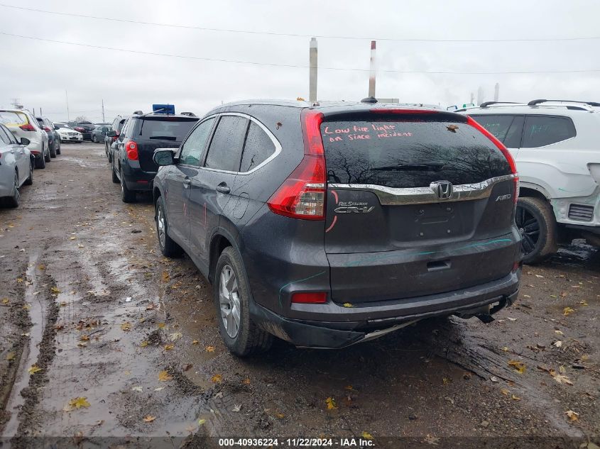 VIN 5J6RM4H77GL035853 2016 Honda CR-V, Ex-L no.3